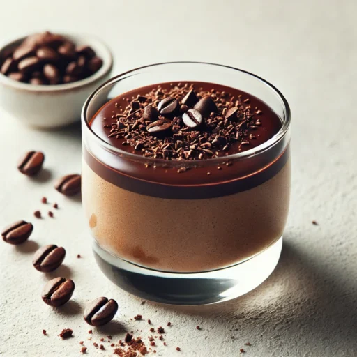 Creme de Abacate e Cacau com Pepitas de Café