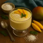 Mousse de Manga e Côco da Máquina Tropical