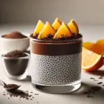 Pudim de Chia com Cacau e Laranja