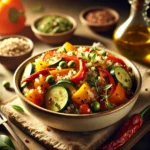 Salada Quente de Quinoa com Legumes Assados