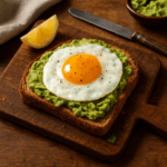 Toast de Abacate com Ovo Estrelado