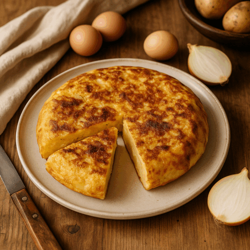 Tortilha de Batata e Cebola
