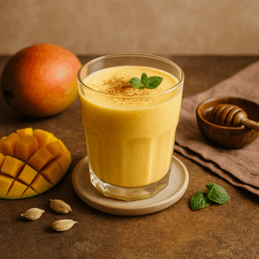 Lassi de Manga com Cardamomo