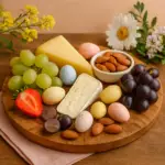 Tábua de Páscoa: Queijos, Frutas e Ovinhos