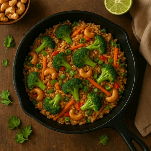 Arroz Thai de Frigideira