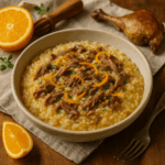 Arroz Cremoso de Pato com Laranja