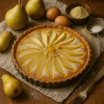 Tarte de Pera com Creme de Amêndoa